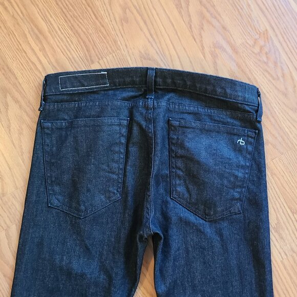 NEW! RAG & BONE THE DRE classic LOW RISE SLIM BOYFRIEND TAPERED LEG JEANS sz 27 - Picture 5 of 8